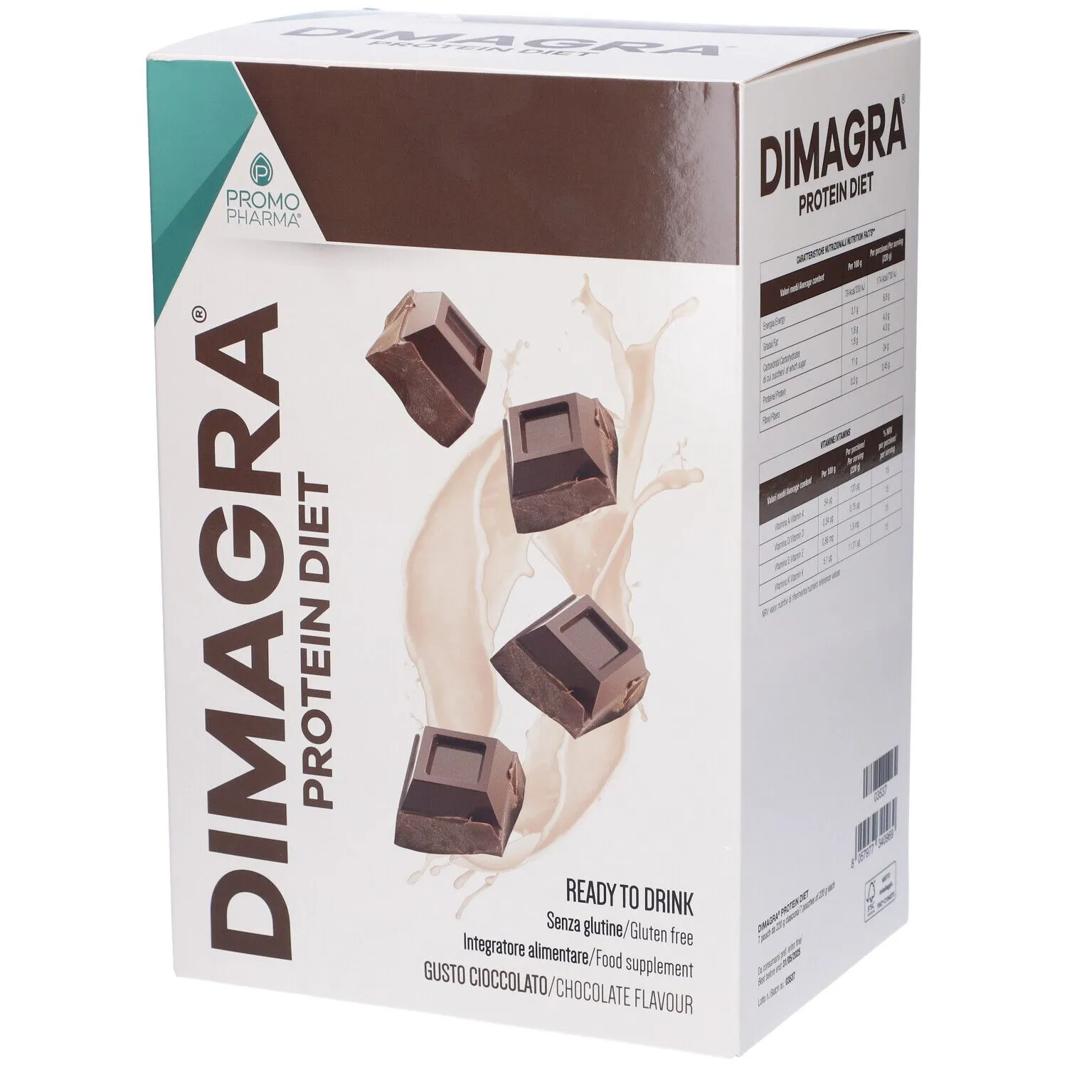 Promopharma Dimagra Protein Diet Cioccolato