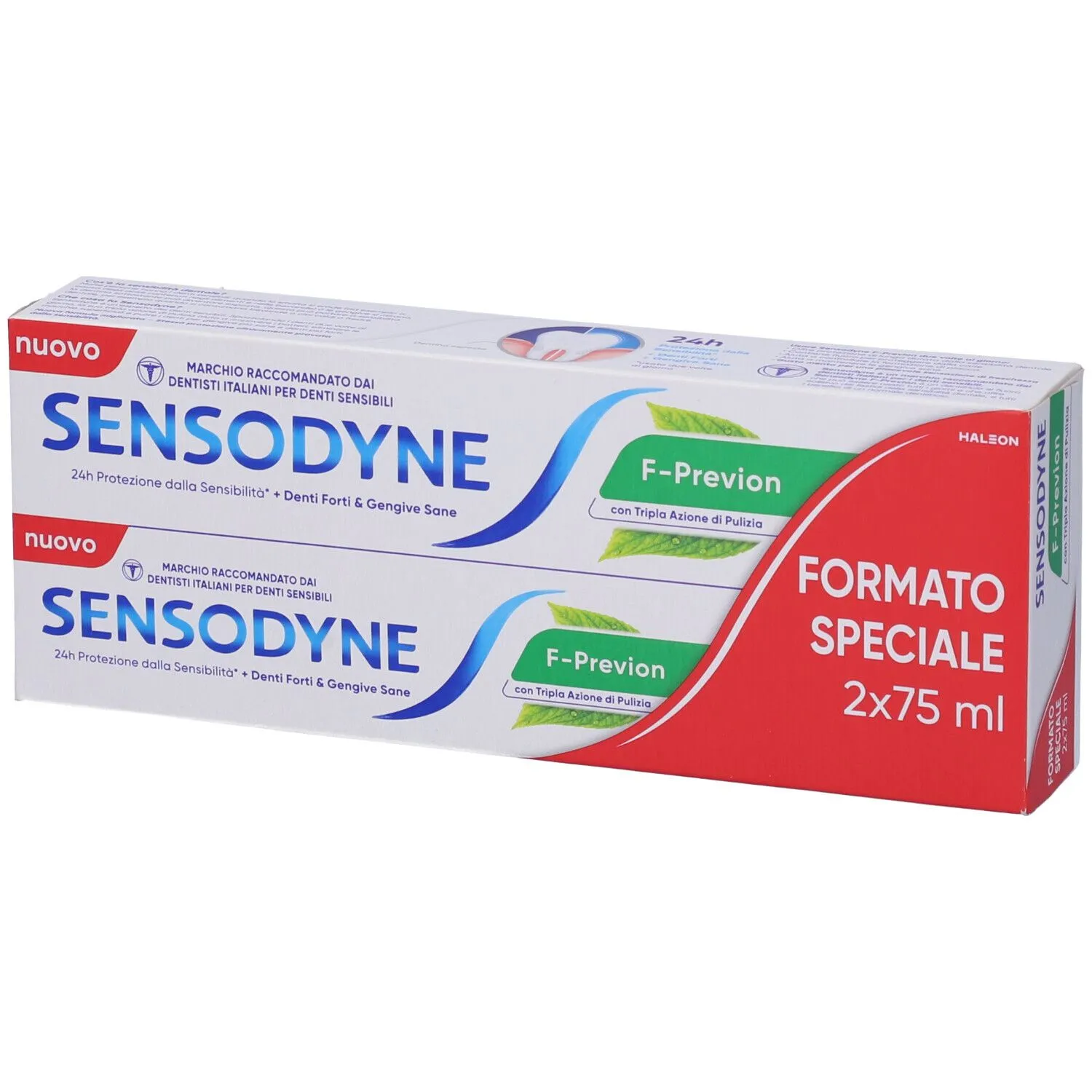 Sensodyne F-Previon 2 pezzi