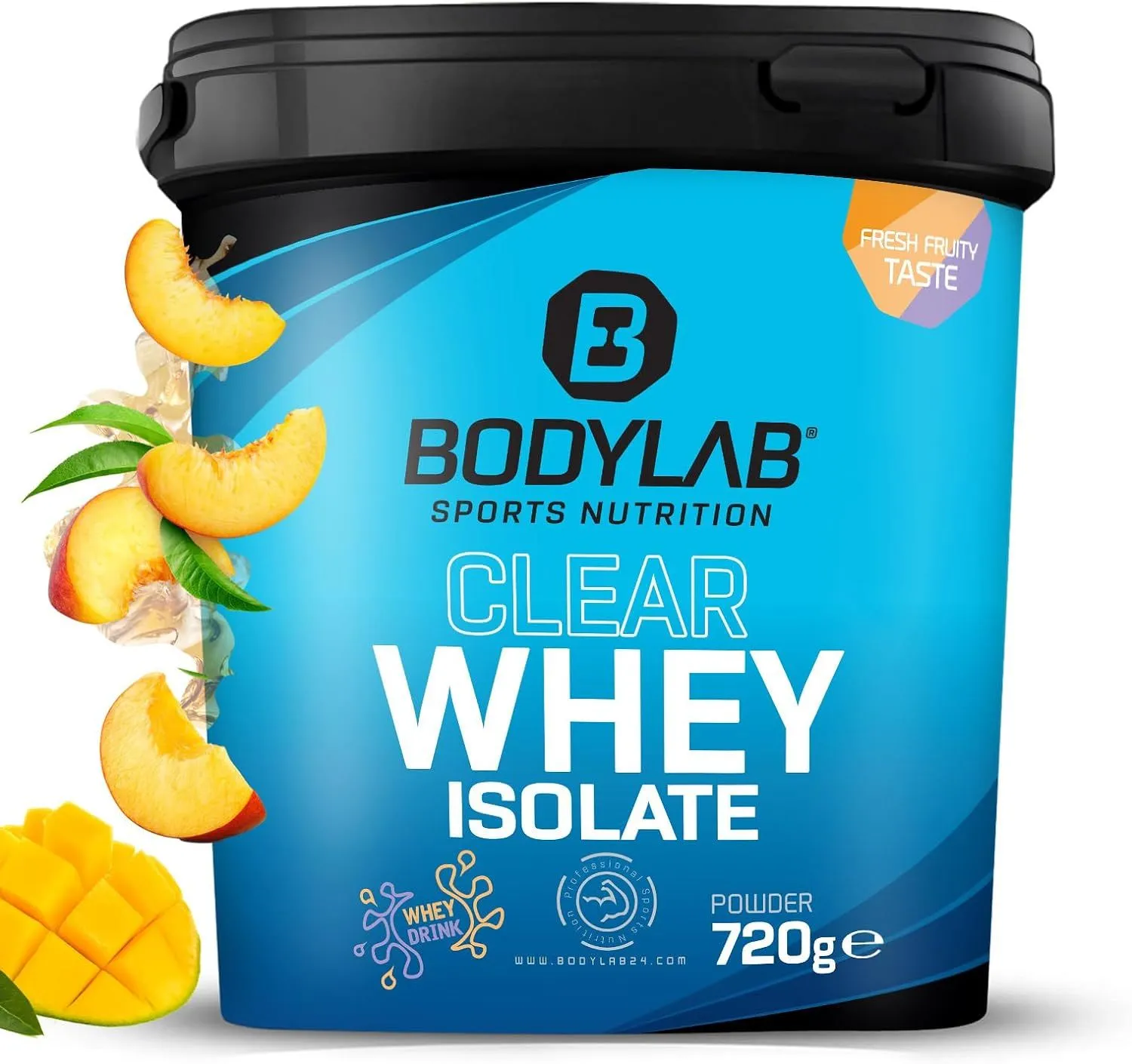 Bodylab24 Proteine Whey Isolate Mango Pesca Tè Freddo