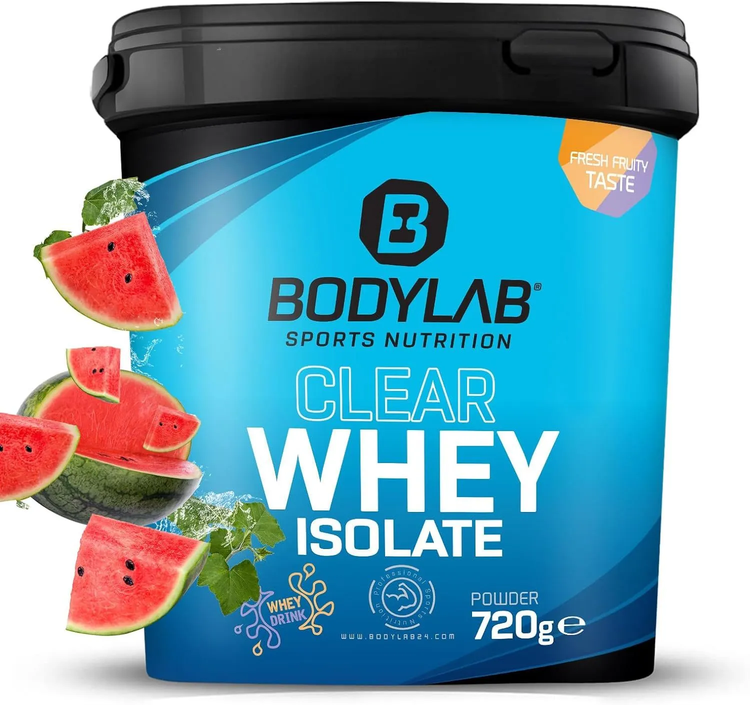 Bodylab24 Proteine del siero del latte isolate all'anguria