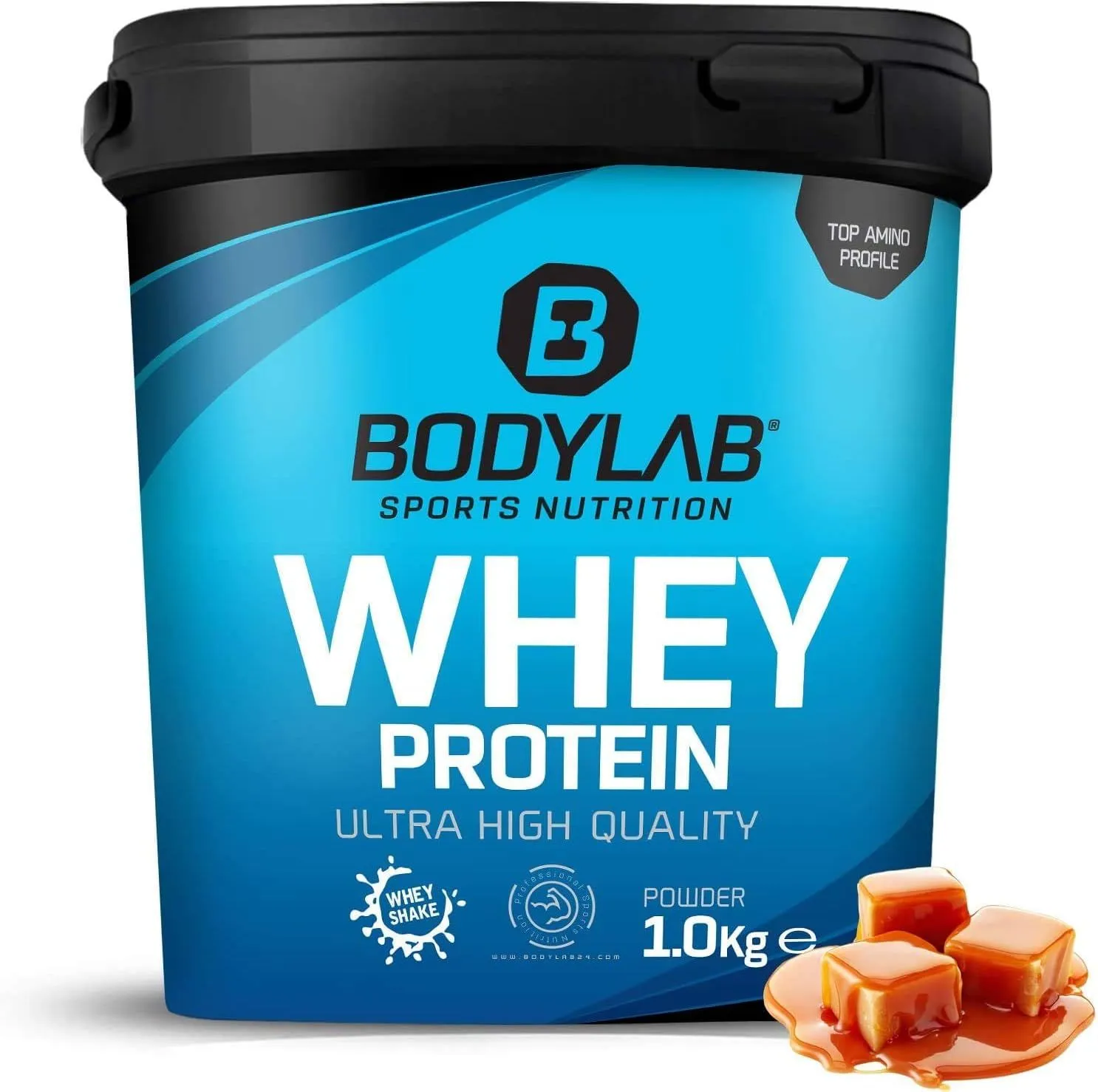 Bodylab24 Proteine Whey in Polvere, Caramello Salato