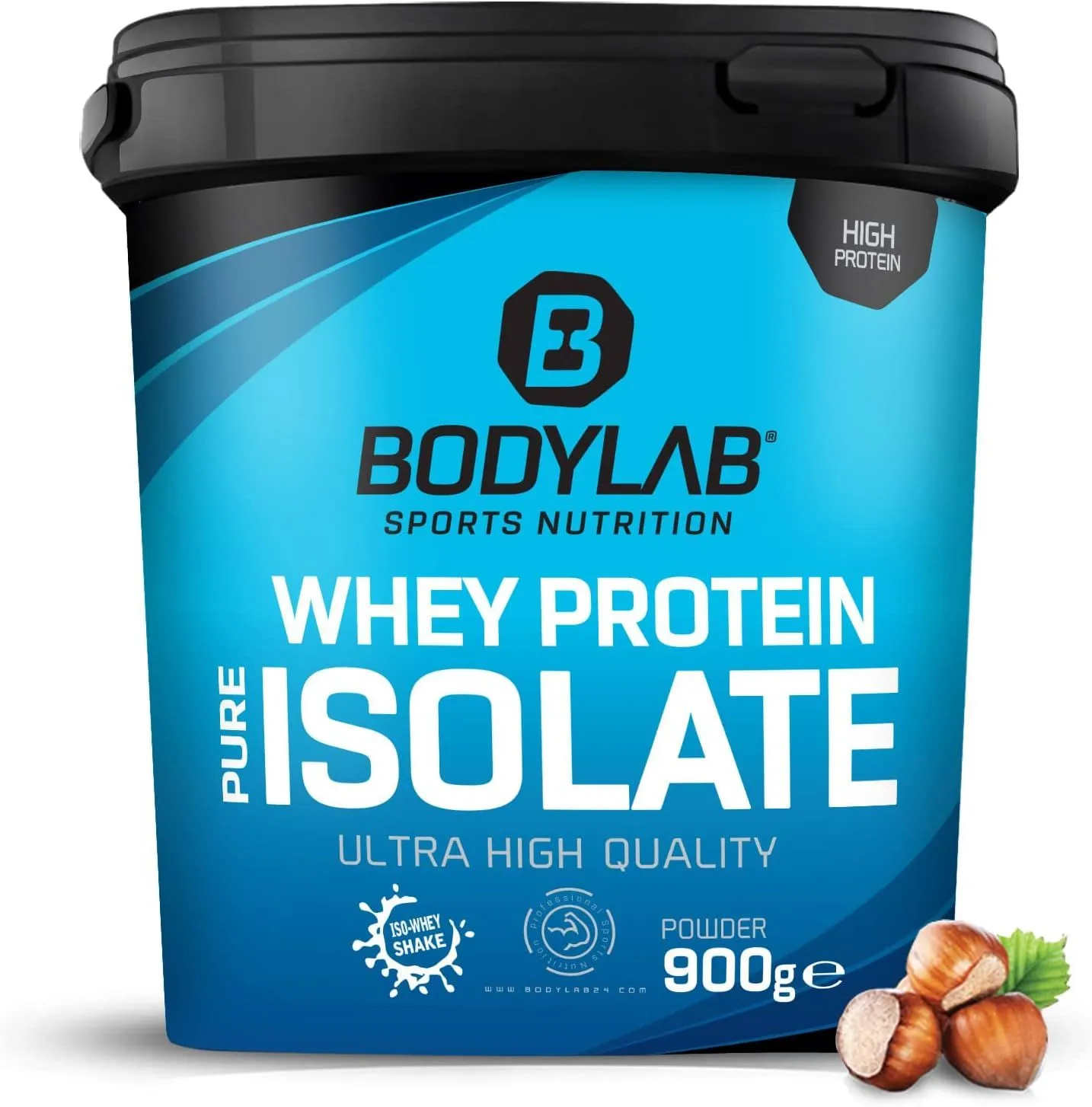 Bodylab24 Proteine Whey Isolate Nocciola