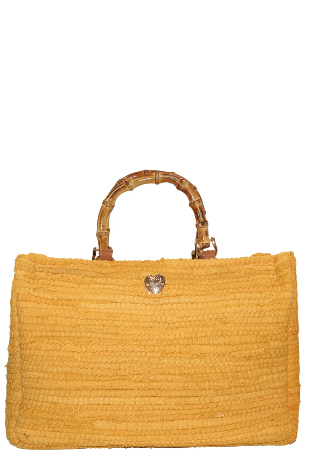  Borsa media con manici bamboo