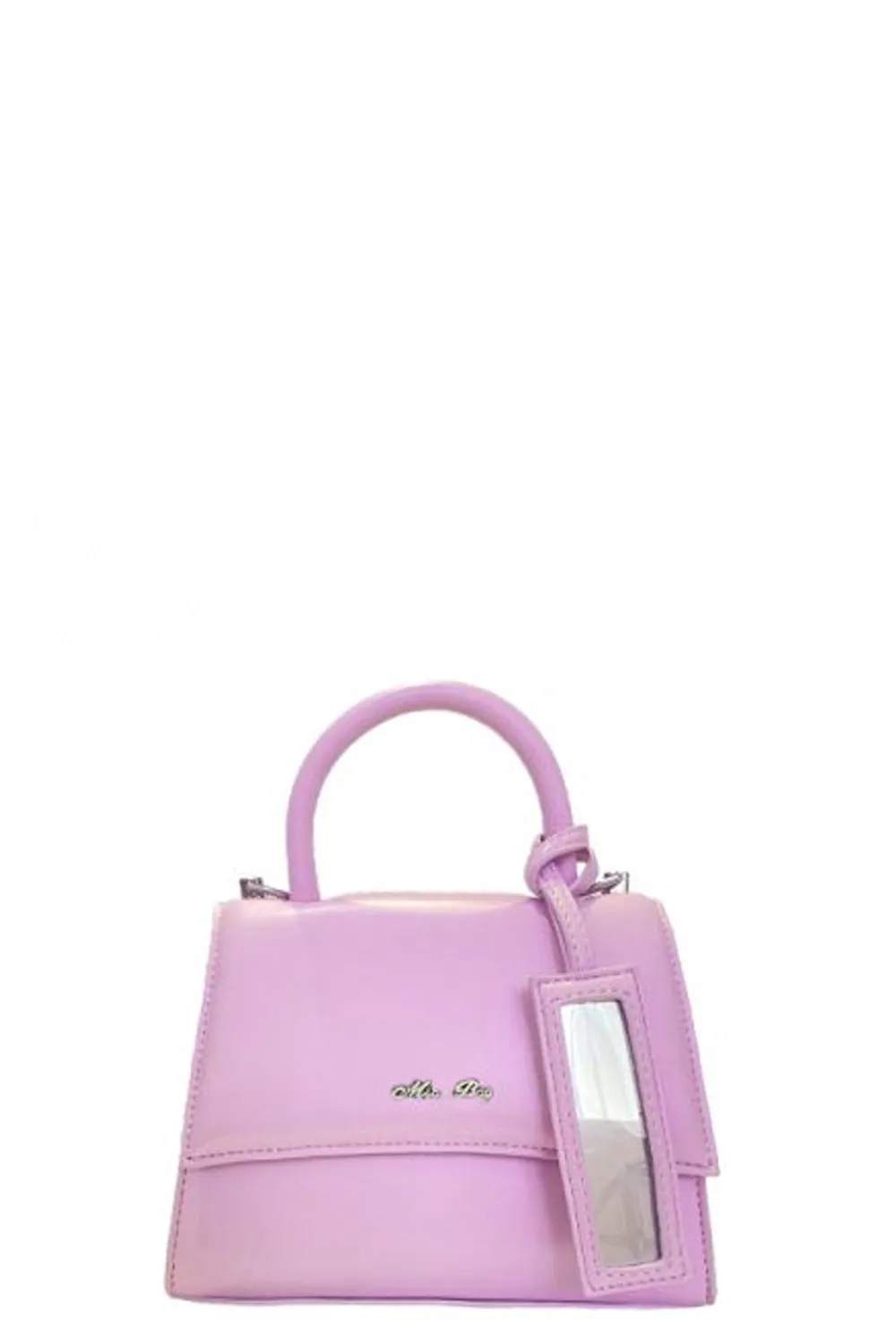  Borsa mini con charm specchio