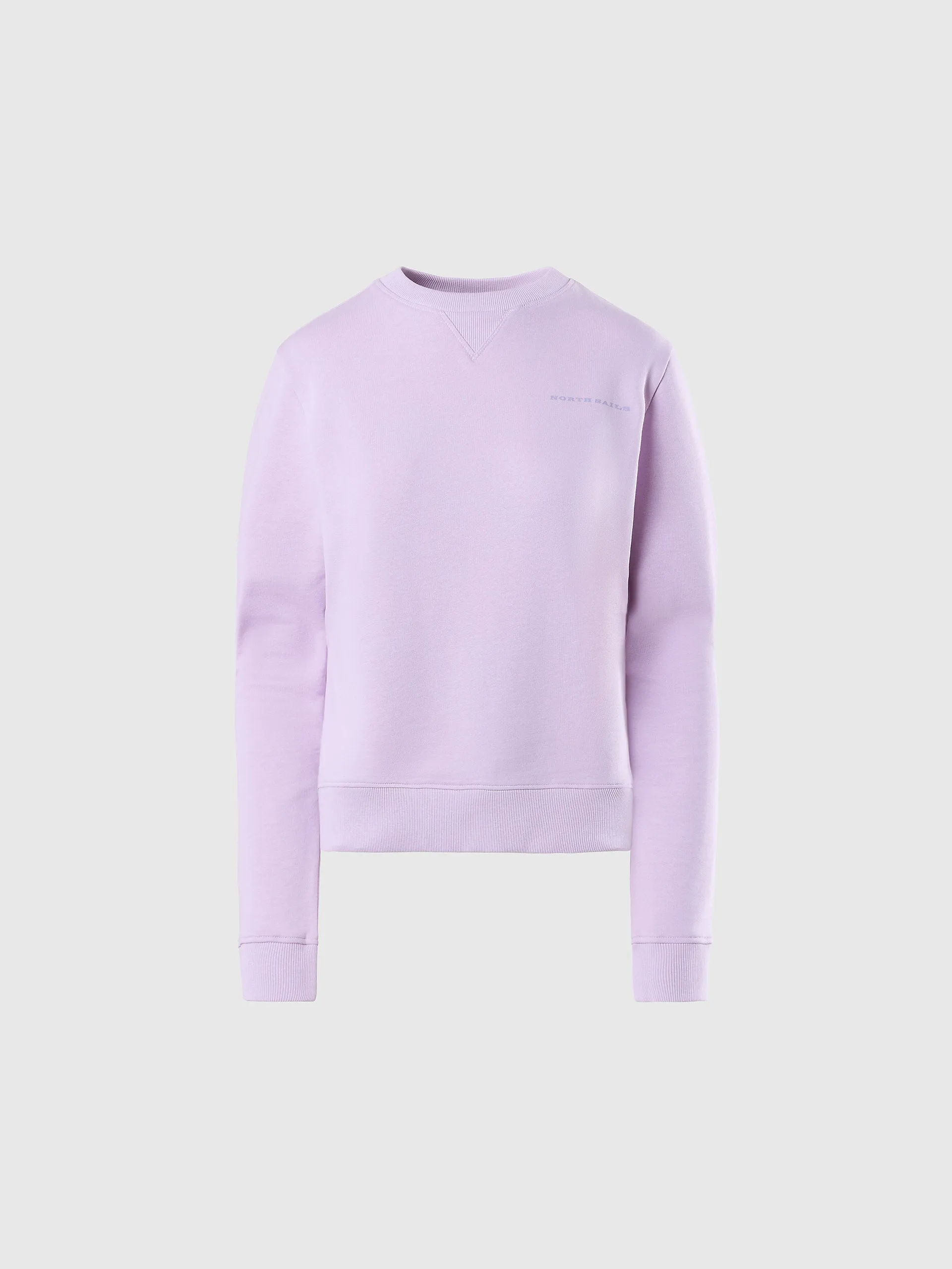  - Sweatshirt with chest printLilac bloomM