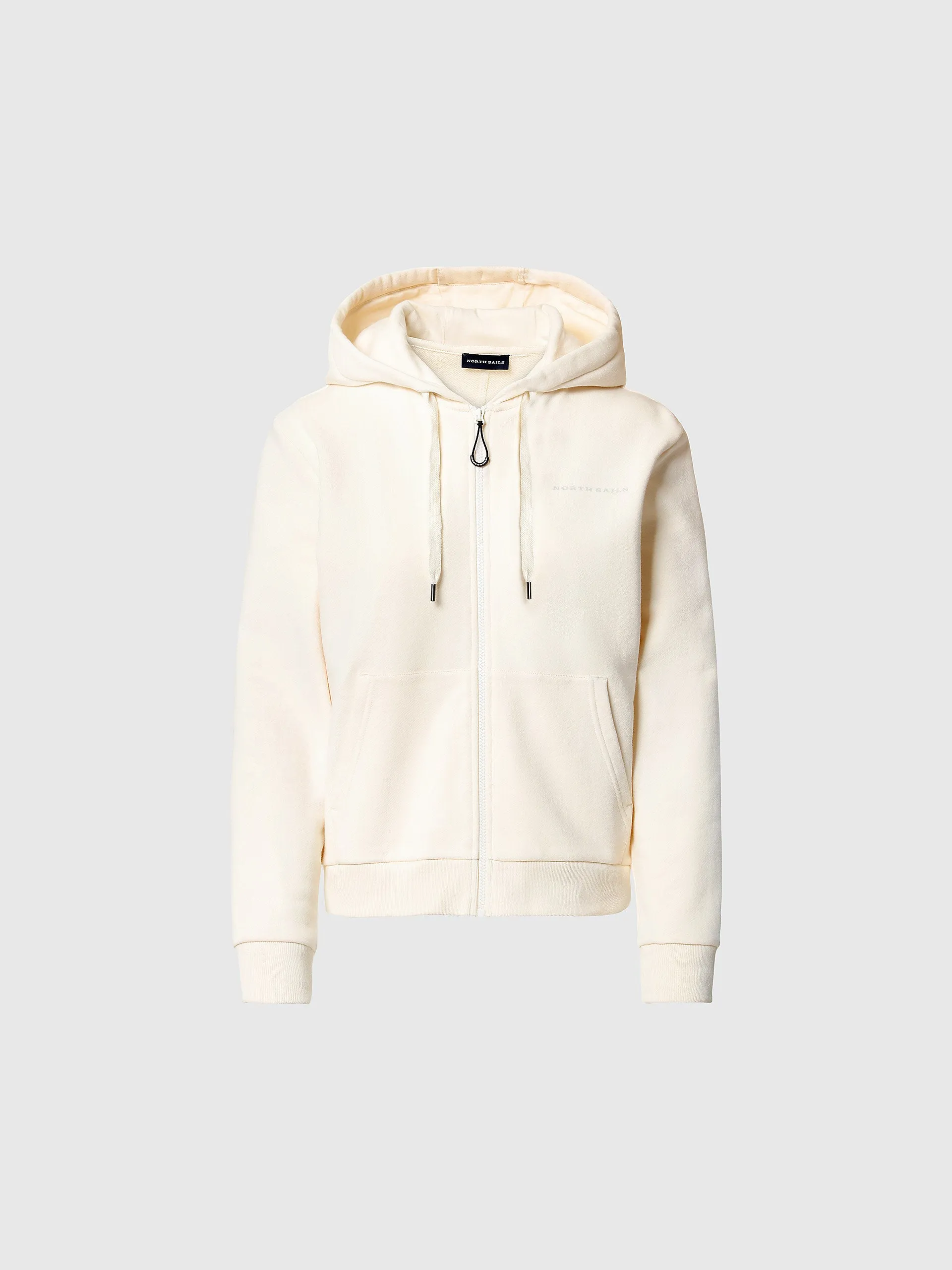  - Felpa hoodie con stampaAlomond creamXL