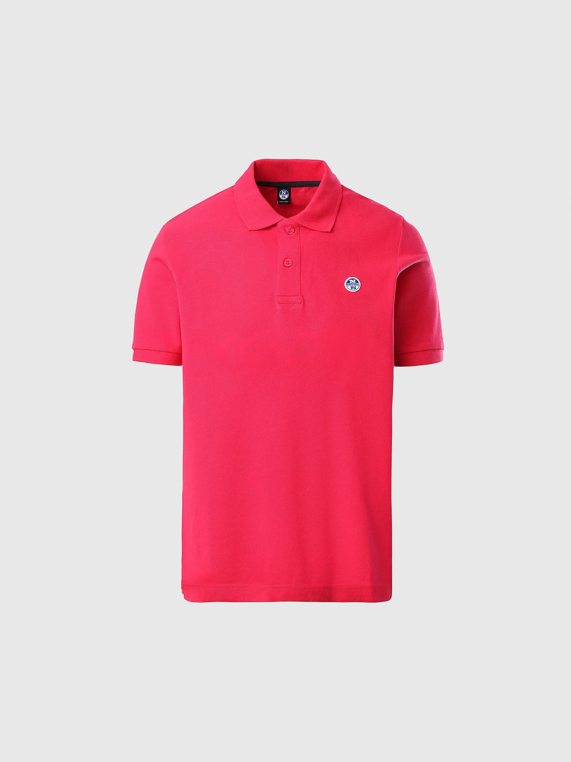  - Organic cotton polo shirtBarberry redM