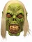 Maschera di Halloween per adulto da zombie verde