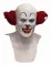 Maschera integrale clown diabolico adulto Halloween