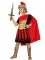 Costume da soldato romano nero e rosso per bambino