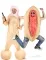 Costume coppia pene e vagina per adulti