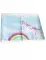 Tovaglia in plastica unicorno magico 130 x 180 cm
