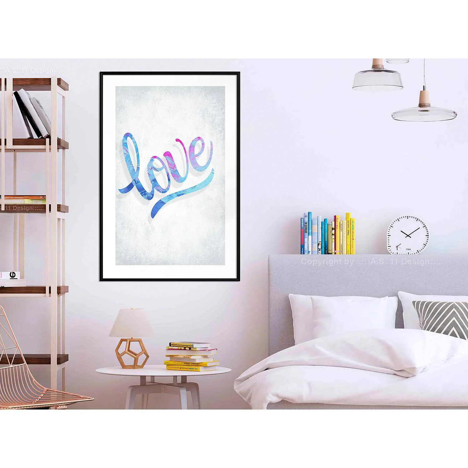 Cornice e poster Love, 