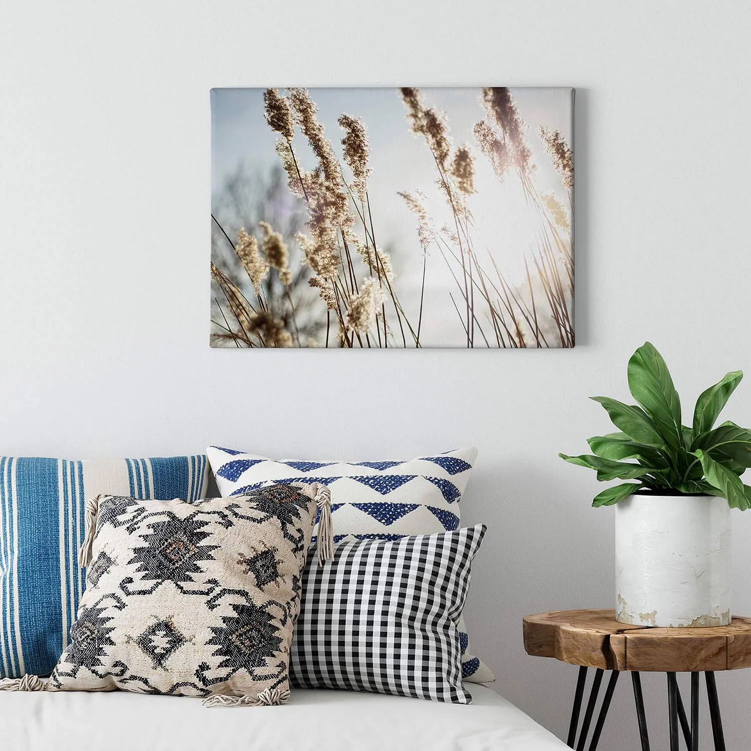 Canvas Natur Pampas Grass, 