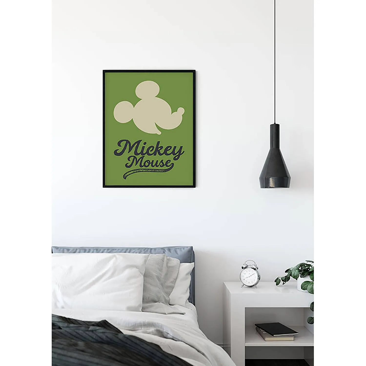 Poster Mickey Mouse Green Head, 