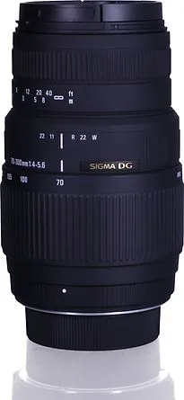  70-300 mm F4.0-5.6 DG Macro 58 mm Obiettivo (compatible con Nikon F) nero