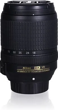  AF-S DX NIKKOR 18-140 mm F3.5-5.6 ED G VR 67 mm Obiettivo (compatible con  F) nero