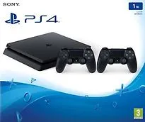  Playstation 4 slim 1 TB [con 2 controlli senza fili] nero