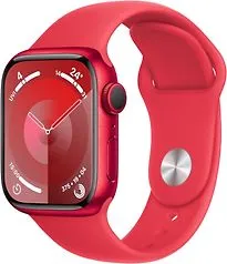  Watch Series 9 Cassa in Alluminio 41 mm color Rosso con Cinturino Sport  S/M Rosso [Wi-Fi, (PRODUCT) RED Special Edition]