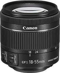  EF-S 18-55 mm F4.0-5.6 IS STM 58 mm Obiettivo (compatible con  EF-S) nero