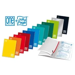 Quaderno A4 one color  – righe 1R – 40ff – conf 10