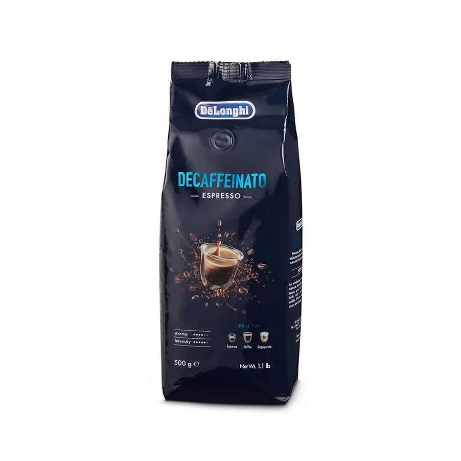 De'Longhi Chicchi di caffè decaffeinato 50% Arabica 50% Robusta 500 g DLSC607