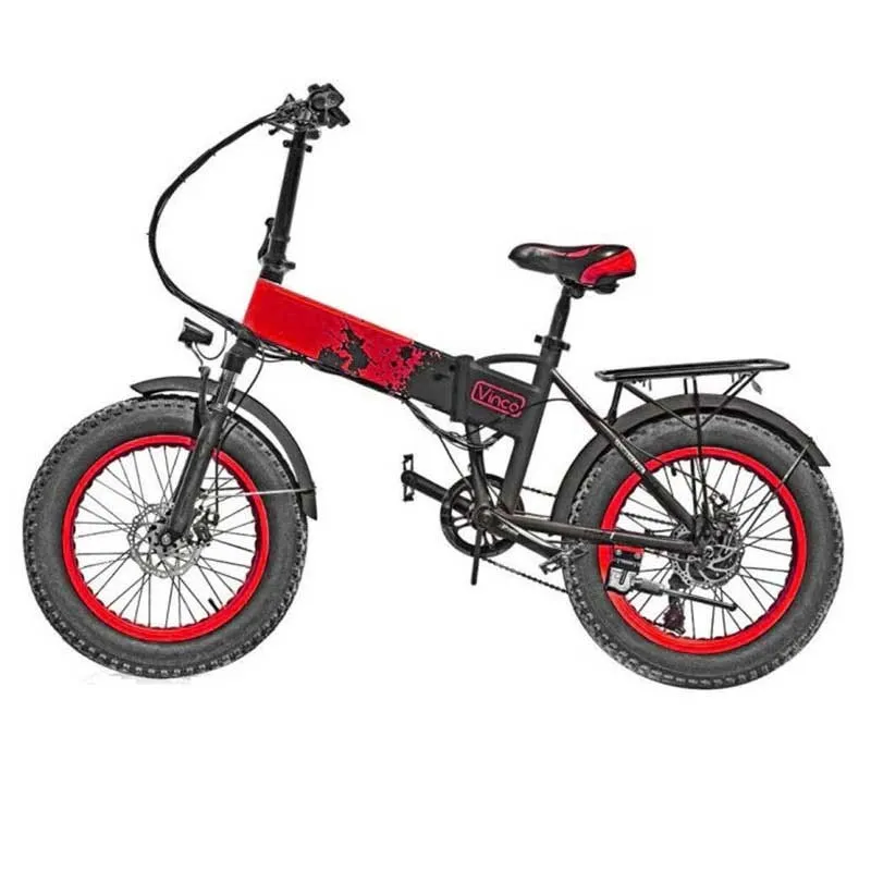 Vinco BICI ELETTRICA CON PEDALATA ASSISTITA 12000 - 250W - ROSSA (MYT-20) 8028815120104