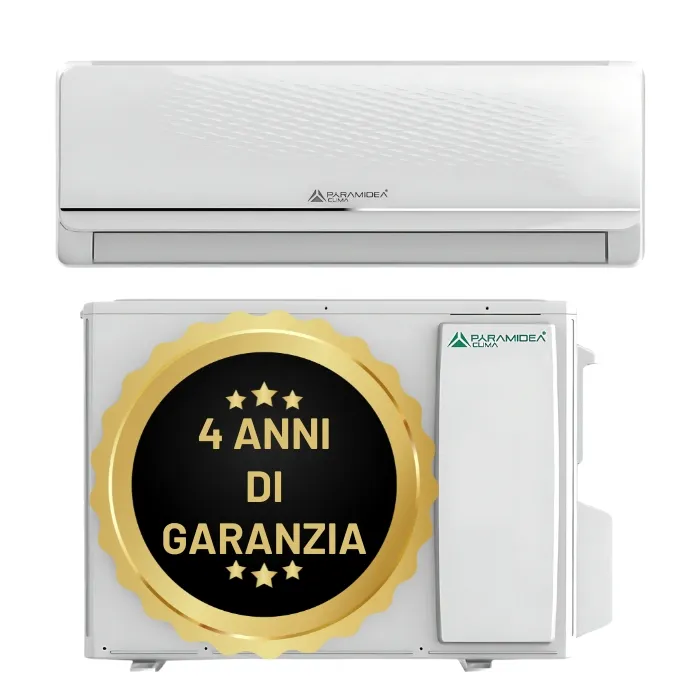 Pyramidea CLIMATIZZATORE WiFi AC109UI + AC109UE - UNITA' INTERNA + ESTERNA - 9000 BTU - INVERTER - POMPA DI CALORE - GARANZIA 4 ANNI 8054890194440