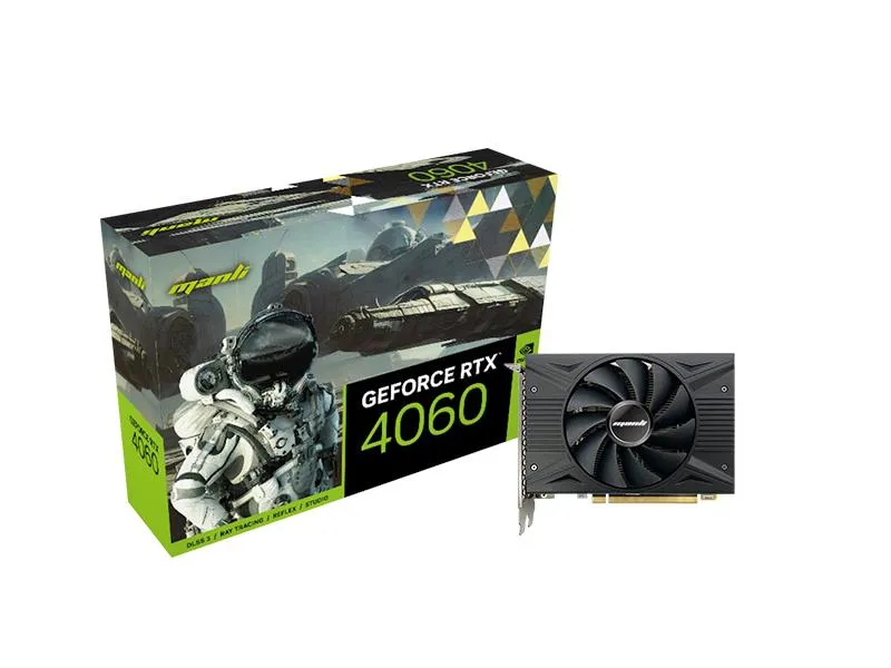 Manli SCHEDA VIDEO GEFORCE RTX 4060 8 GB NEBULA SINGLE V1 (N72740600M15800) 4895246100975