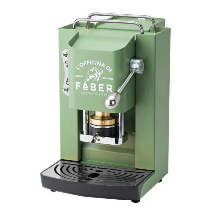 Faber MACCHINA DA CAFFE' A CIALDE PRO DELUXE ACID GREEN CROMATO 8059513691160