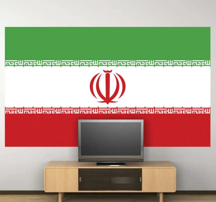 Sticker decorativo bandiera Iran