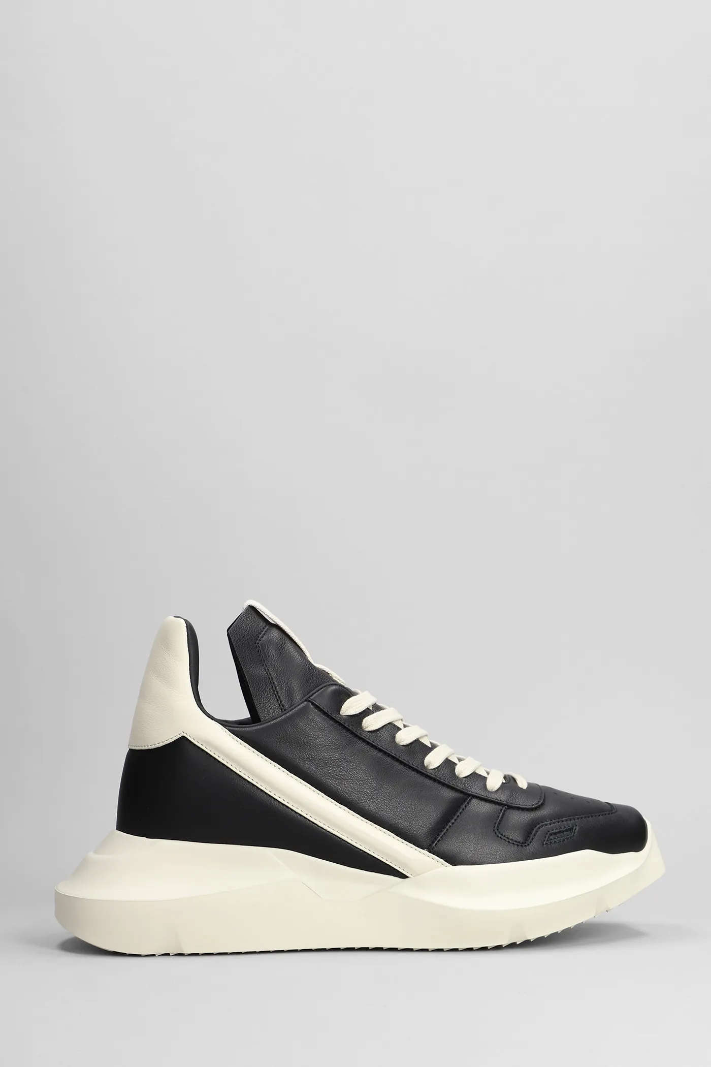 Sneakers Geth runner in Pelle Nera