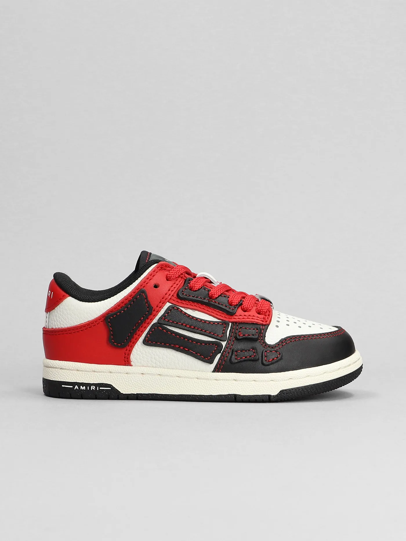 Sneakers Skeltop low in Pelle Bianca