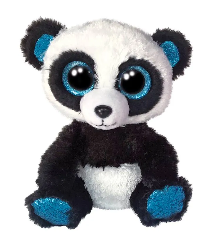 "TY Beanie Boos 15Cm Bamboo (Panda) Peluches Animali Del Bosco, Foresta E Savana"