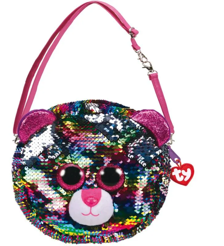 "TY Dotty Sequin Borsetta Aprile (Pantera) Borse E Zainetti In Peluches"