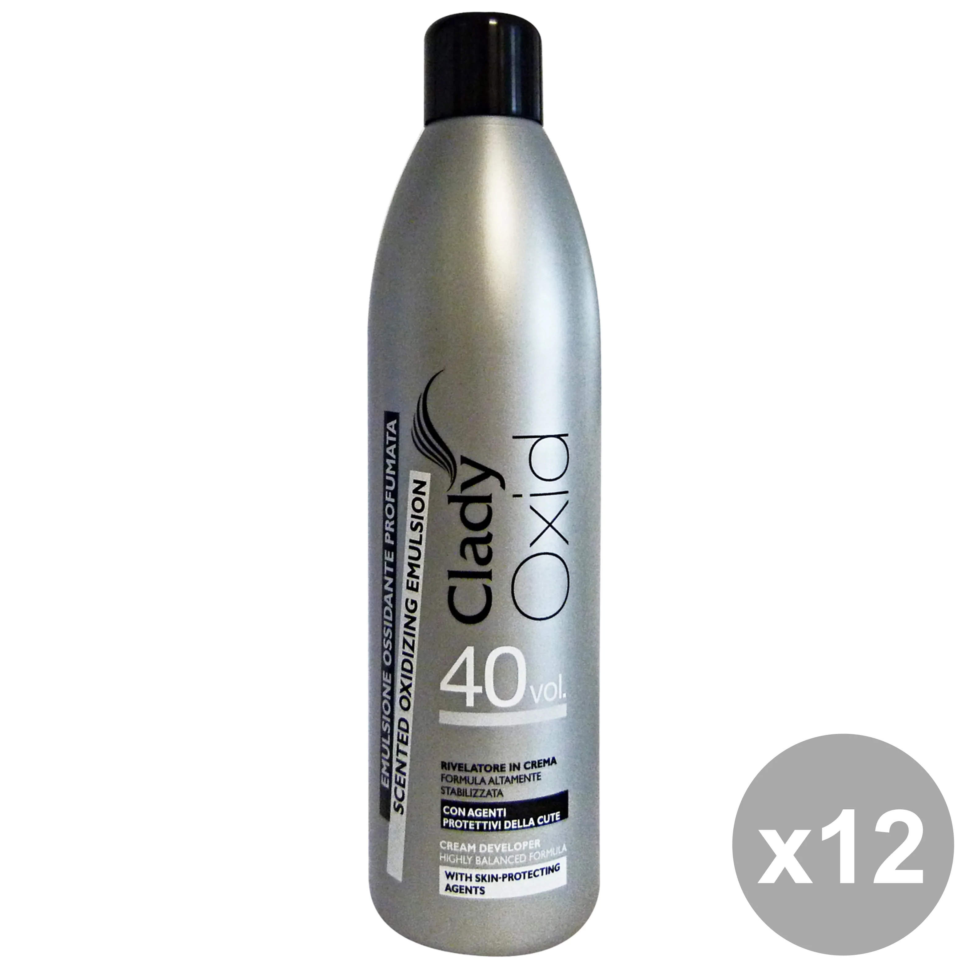 "Set 12 CLADY Acqua EMULSIONATA 40 VOL. 1 Lt. Prodotti per capelli"