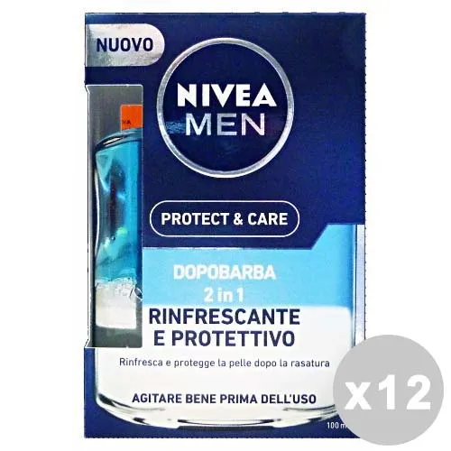 "NIVEA Set 12 NIVEA Dopobarba lozione rinfrescante/protettiva 100 ml."
