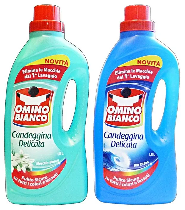 "OMINO BIANCO Candeggina Delicata 1,5Lt. Detergenti Casa"