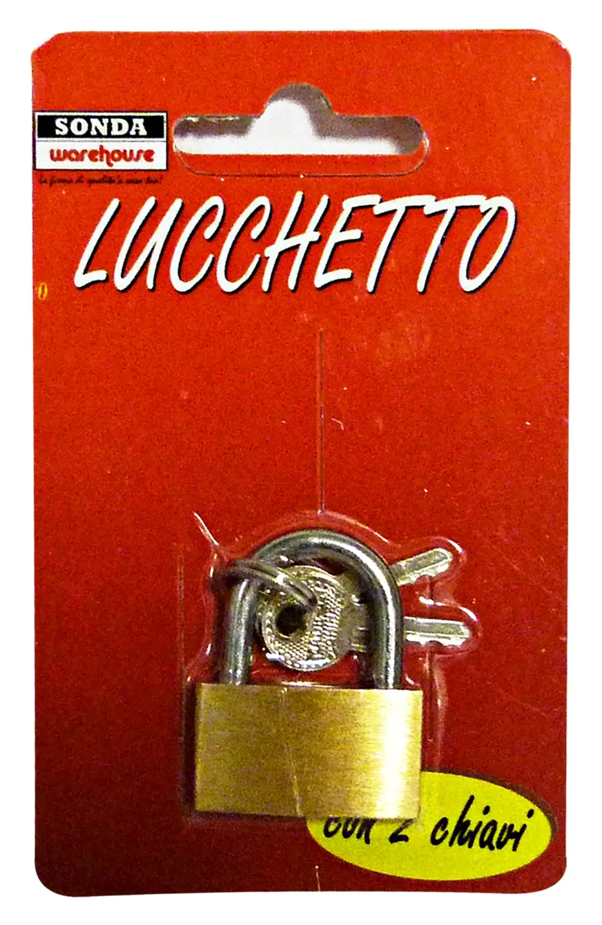 "SONDA WAREHOUSE Lucchetto c/chiavi casre5688 - Accessorio per la casa"