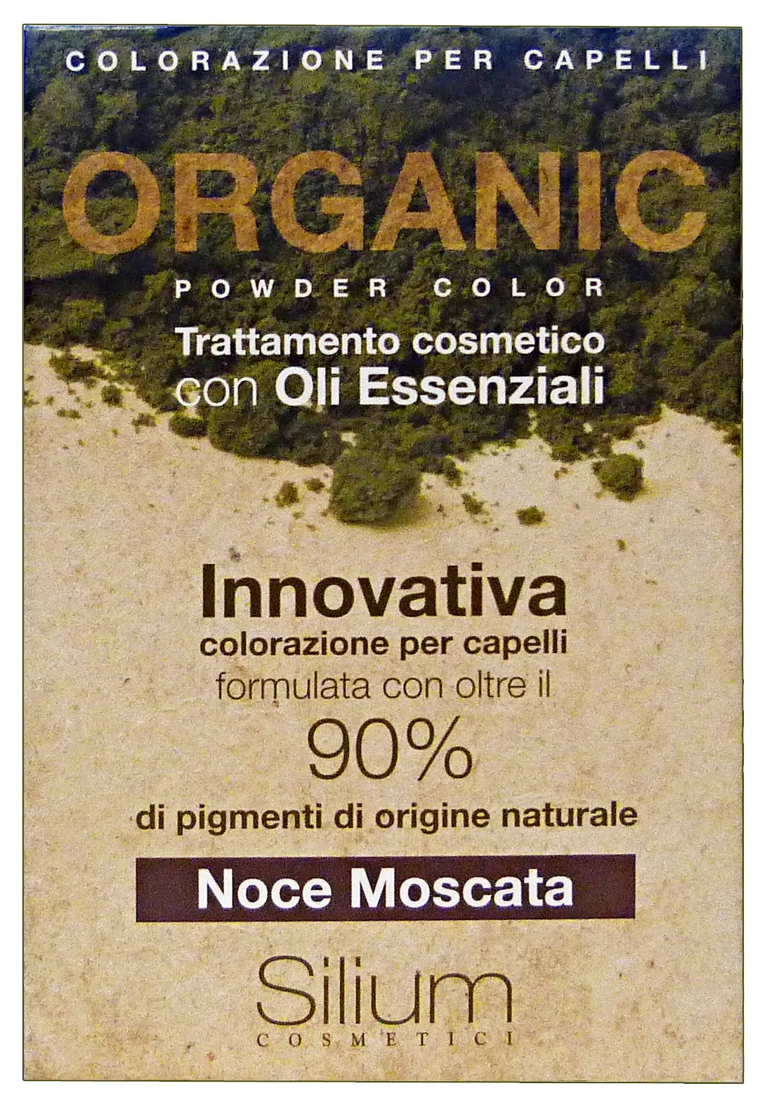 "SILIUM Organic polvere colorante noce moscata - coloranti capelli"