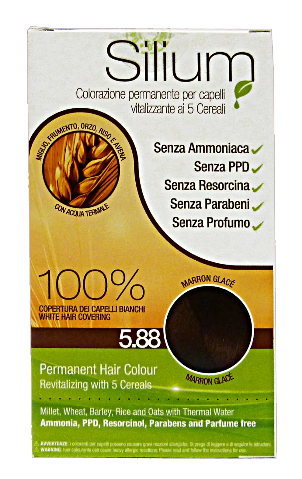 "SILIUM Ai 5 Cereali 5.88 MARRON GLACE' Prodotti per capelli"