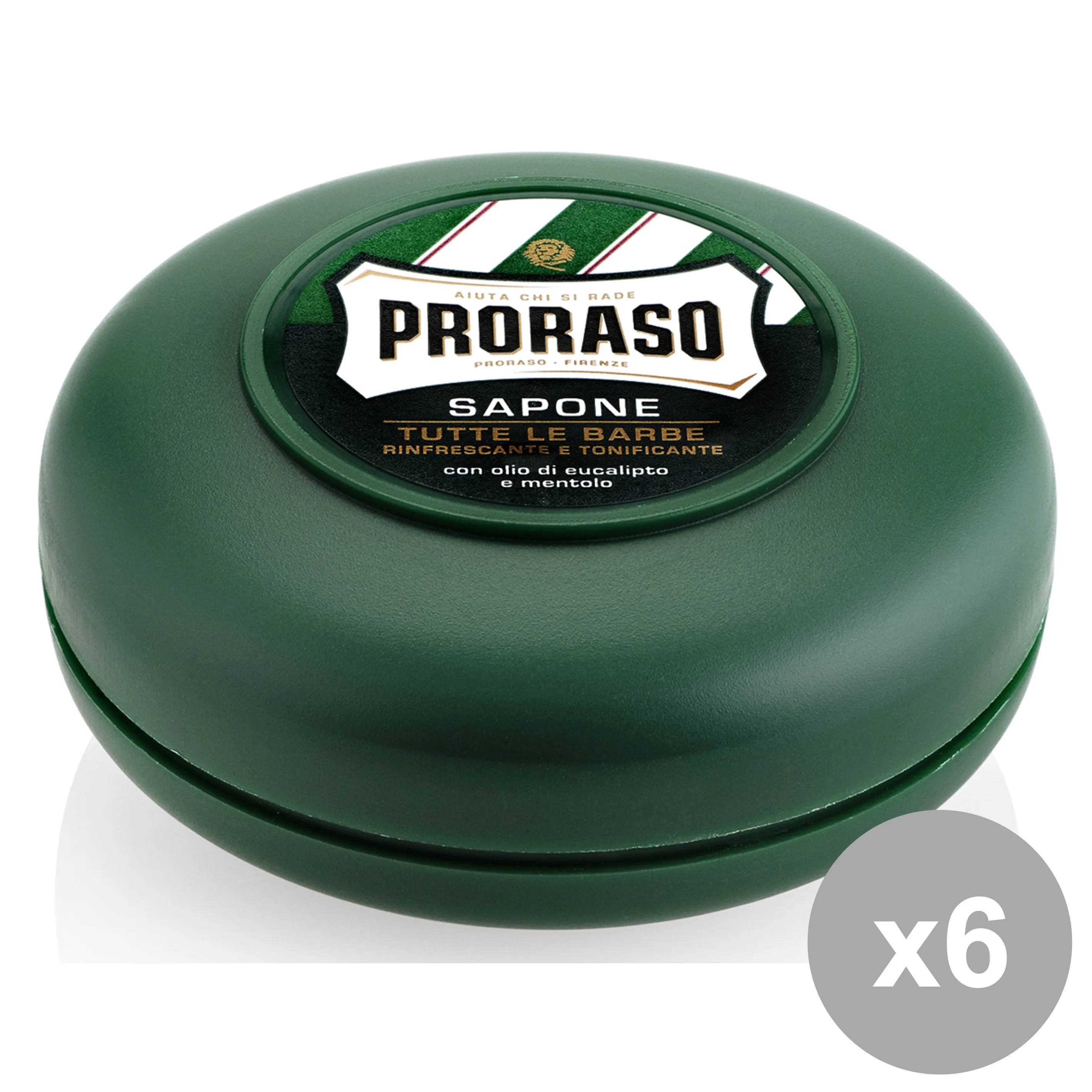 "Set 6 PRORASO CIOTOLE DA Barba 75 Ml. Profumi"