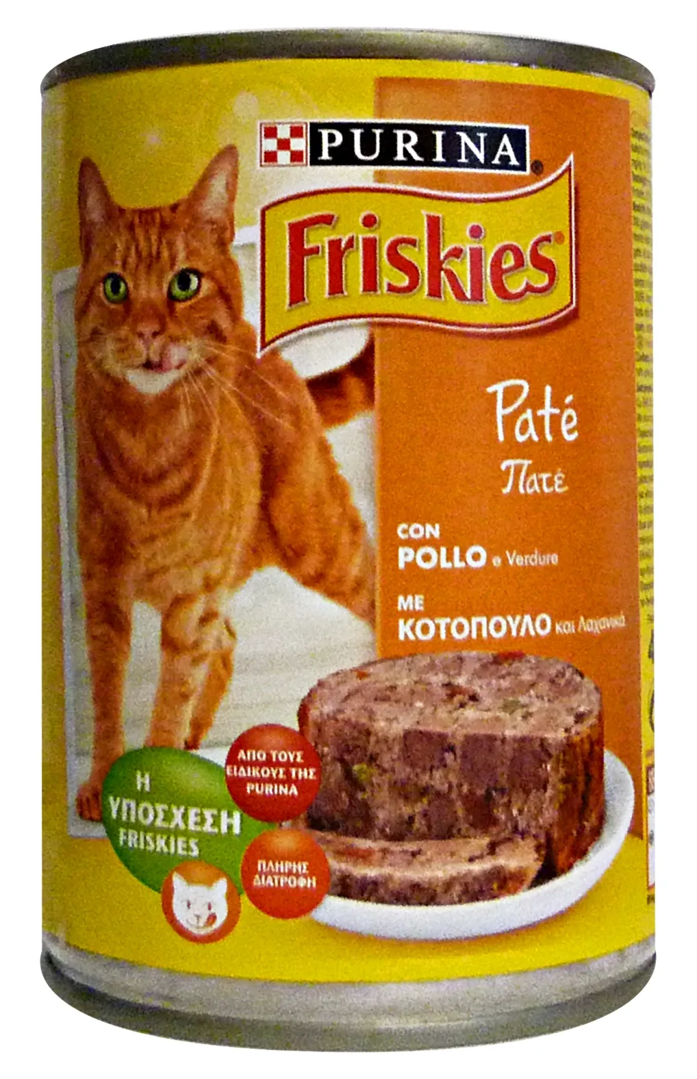 "FRISKIES 400 gr. umido patâ??Â¿ pollo/verdure - Cibo per gatti"