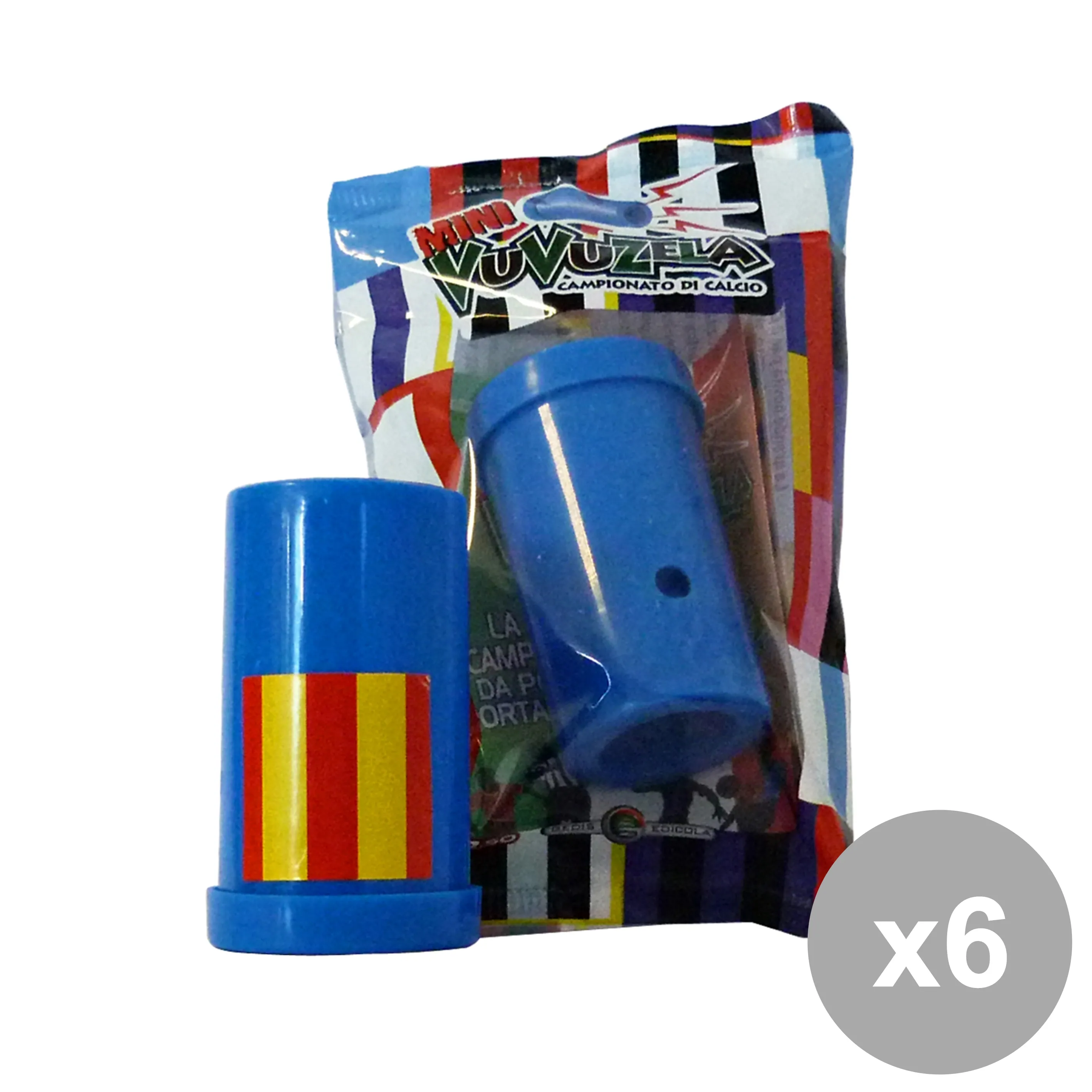 "'Set 6 Trombetta Stadio ''Vuvuzela'' 0065 Giocattoli'"