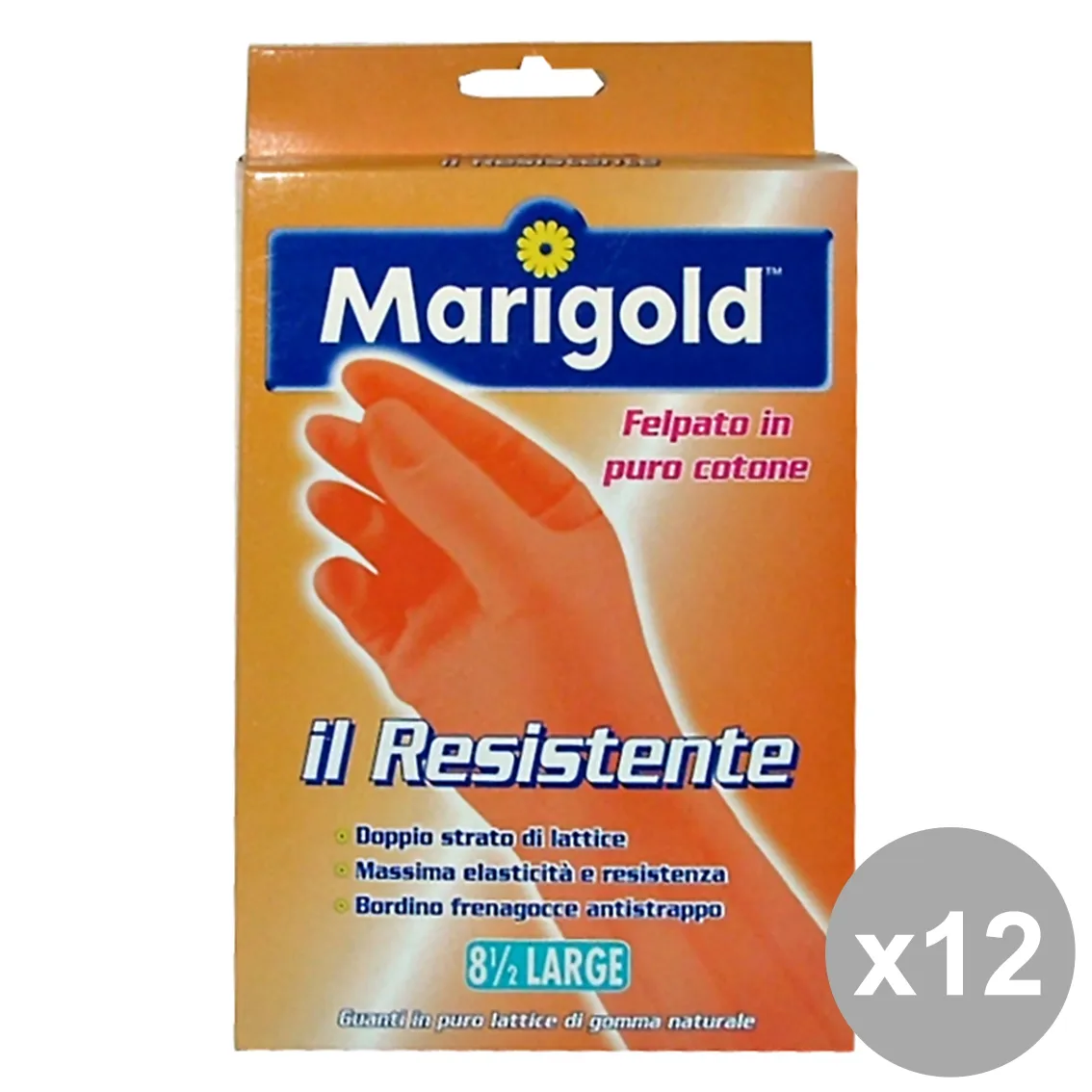 "Set 12 MARIGOLD Guanti ResisteNTI L Giardinaggio"