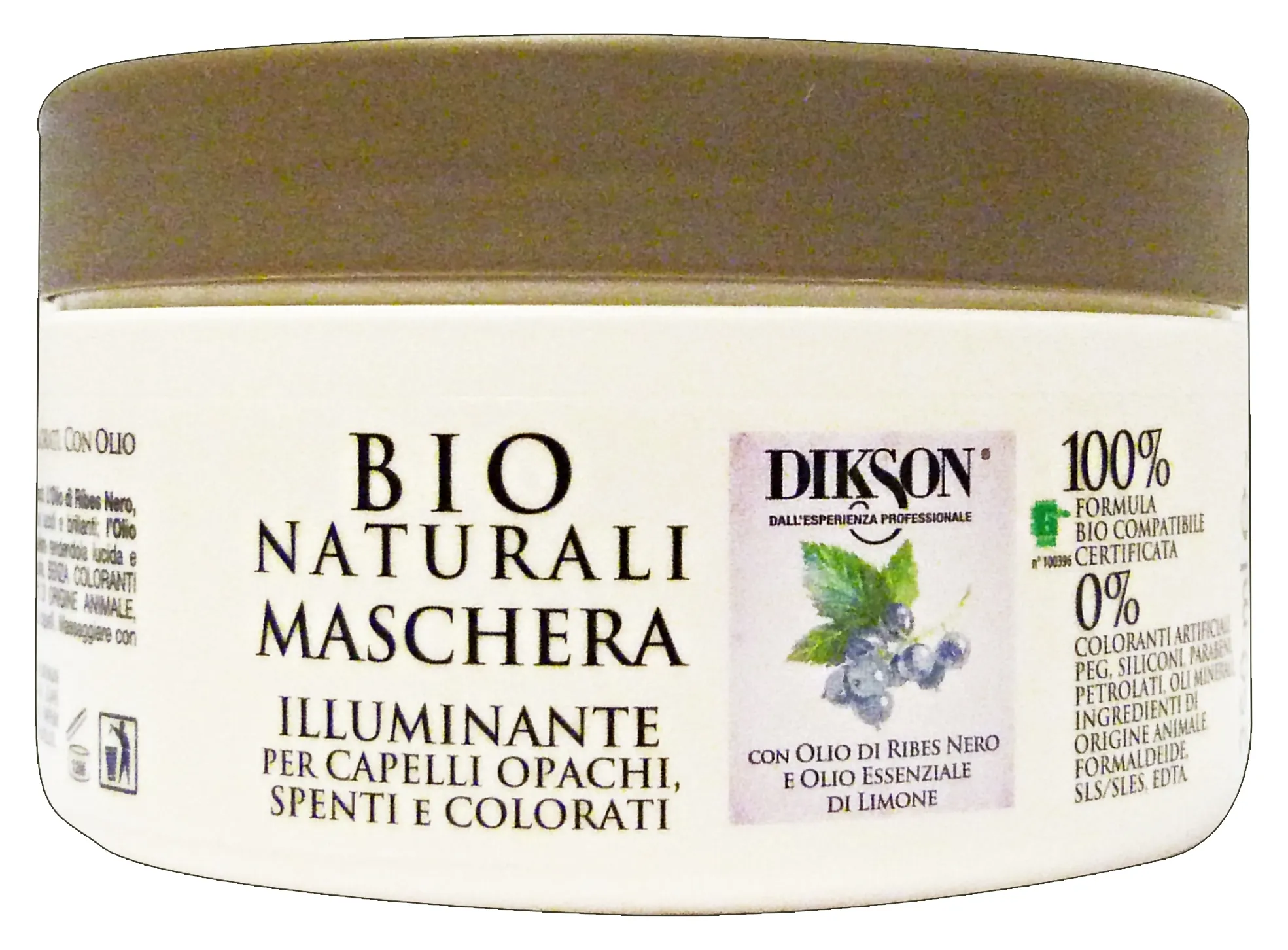 "DIKSON Maschera Bio Naturali Illuminante Vaso 250 Ml Prodotto Per Capelli"