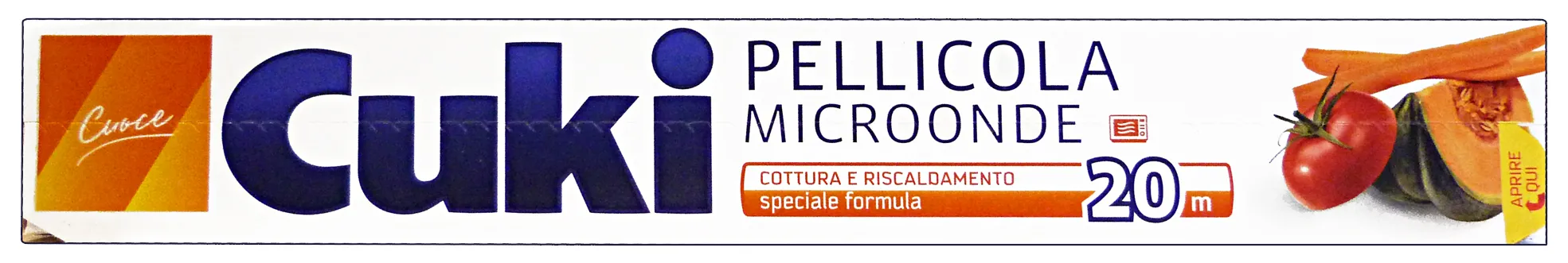 "CUKI Pellicola 20 Mt X Microonde Prodotto Per Alimenti"