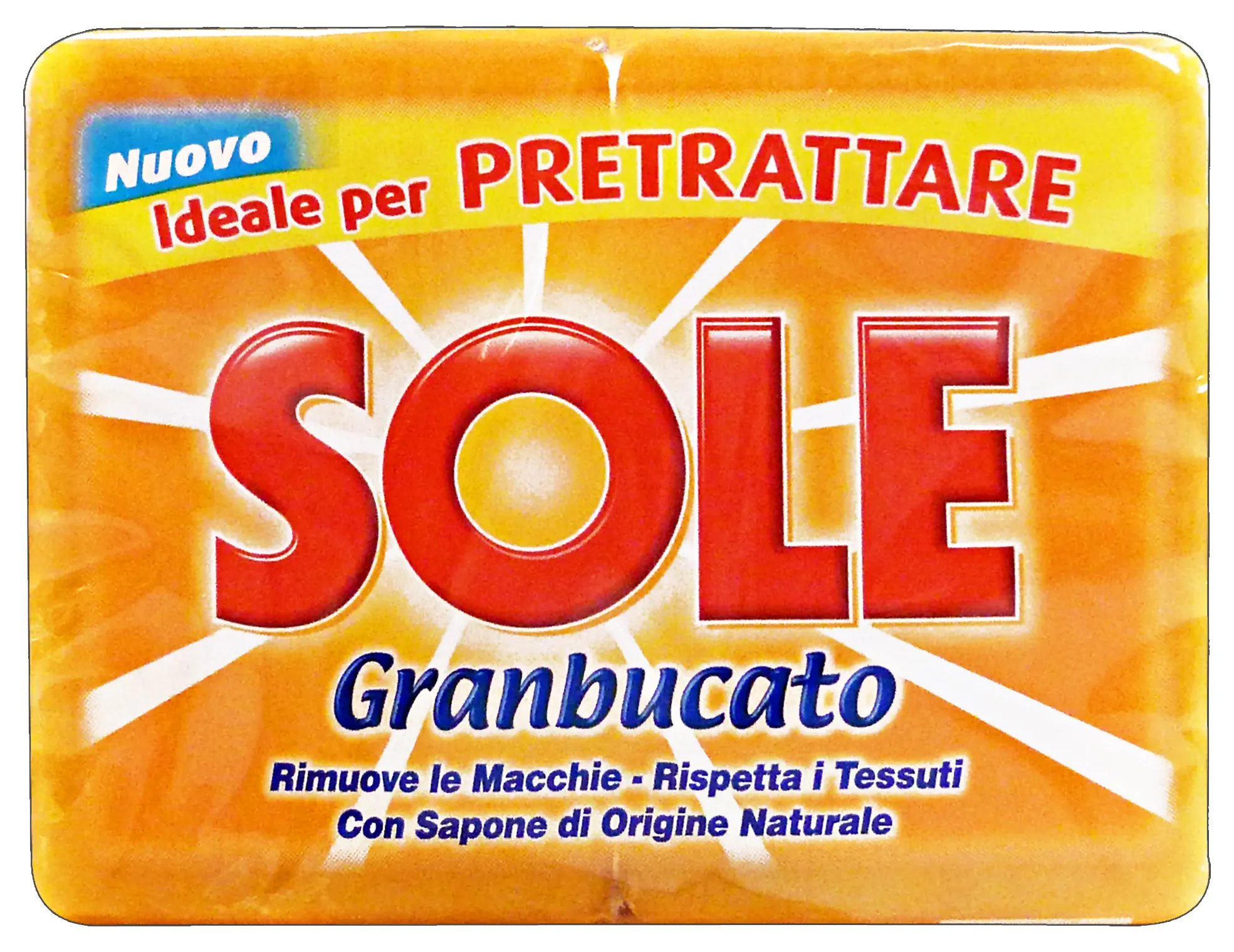 "SOLE Sapone Bucato Giallo X 2 Pezzi 300 Gr. Detergenti Casa"