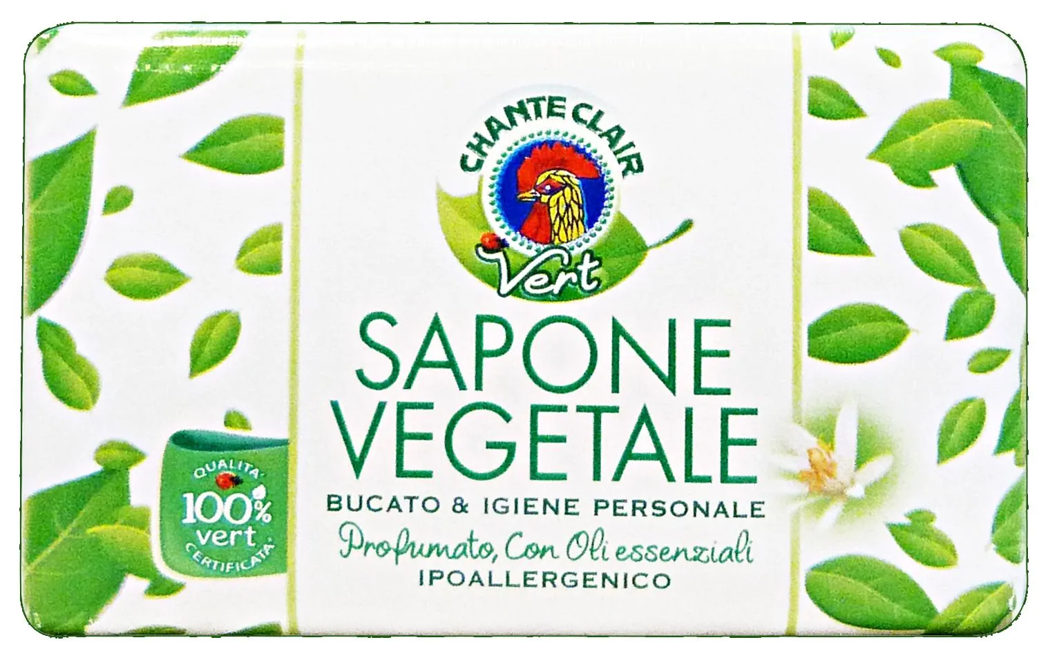 "CHANTE CLAIR Saponetta 100% vegetale vert 100 gr. - sapone"