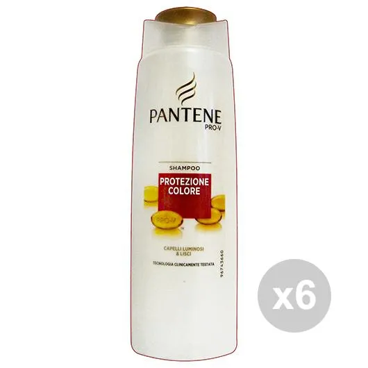 "Set 6 PANTENE Shampoo 1-1 Protezione Colore 250 Ml. Prodotti per capelli"